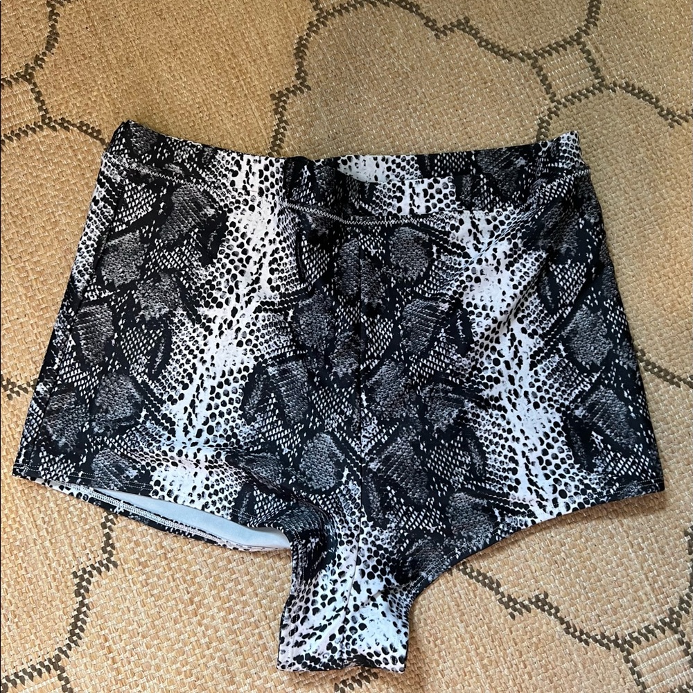 Aerie high waisted boy short bikini bottom